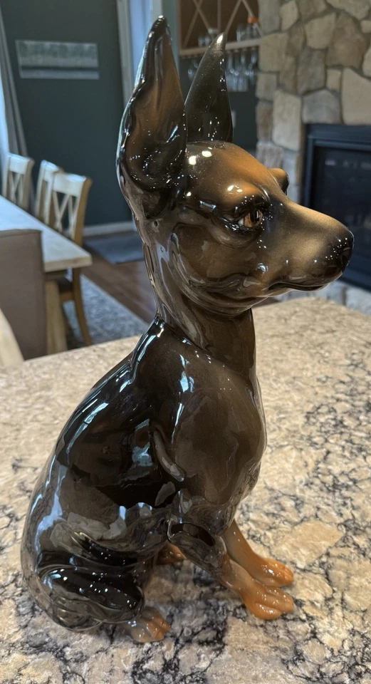 Большая 1,5-футовая керамическая чихуахуа Hispania Daisa Lladro снятая с производства - Изображение 4 из 4