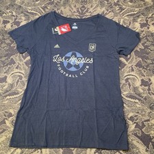 LAFC Los Angeles Football Club adidas Black T-Shirt Womens Size 2XL New