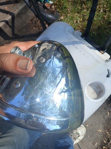 Harley knucklehead vl style guide headlight cycle ray panhead headlight Repop - Bild 11 von 11