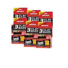 Mothers 07242 6 Pack California Gold 3 Clay Bars Cleans Smoothes And Restores
