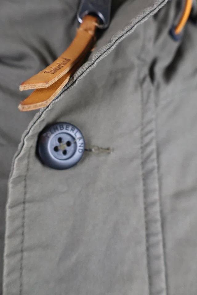 TIMBERLAND GIUBBINO IMBOTTITO PARKA GIACCA UOMO TG M MAN VINTAGE JACKET - Imagen 4 de 4