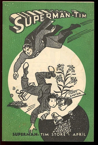 Superman-Tim (April, 1946) Golden Age Vintage Giveaway Comic 1946 VG-