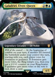 Galadriel, Elven-Queen (Extended Art) Foil #88 - Commander: The Lord of the Rings: Tales of Middle-earth