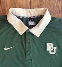 Nike Baylor Bears University Polo Sz XXL Logo Dri-Fit Player/Coach Exclusive