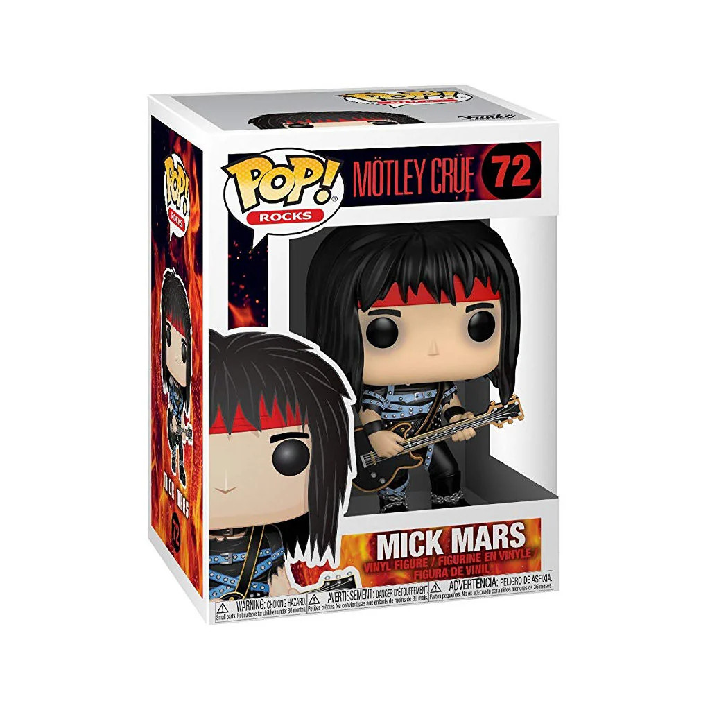 Funko Pop Mick Mars 72 figurine Motley Crue statuette rock en vinyle