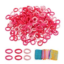 Cloth Loom Bands Refill Elastic Loom Loops Pink Tones 1000 Pcs