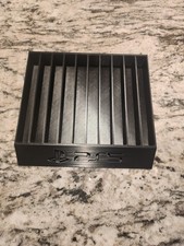 PlayStation Game Case Holder Storage Stand for PlayStation 5 Black Plastic