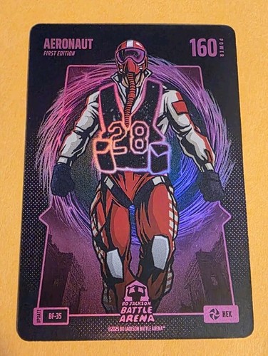 2025 Bo Jackson Battle Arena Update Aeronaut “Arenado” #BF-35 Hex Battlefoil