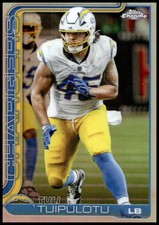 2025 Topps Chrome Tuli Tuipulotu #163 Refractor