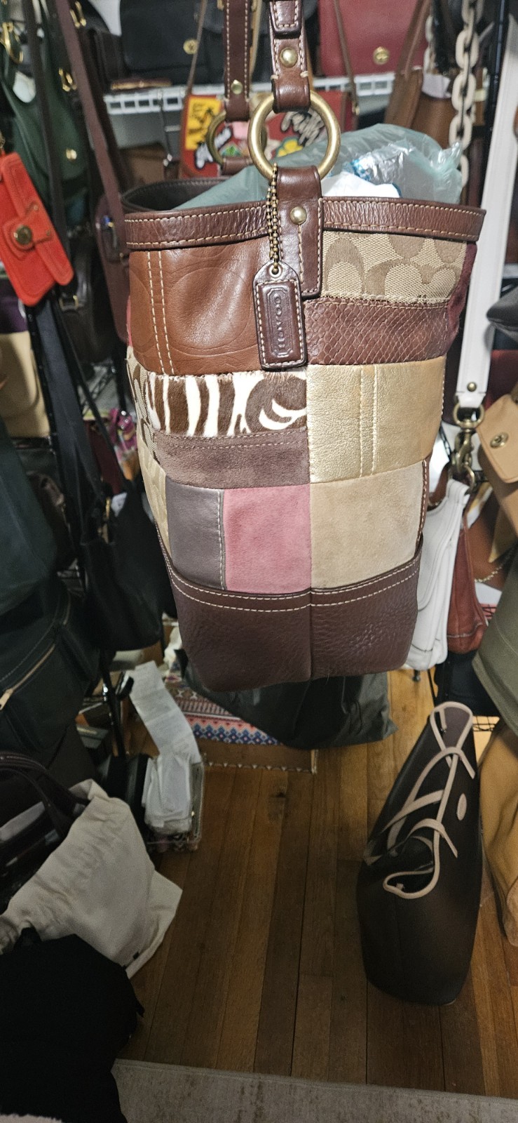 Coach Holiday Patchwork Tote 10434 - image 20