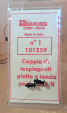 Rivarossi ricambi 101559 coppia respingenti piatto e tondo per Le 626-R