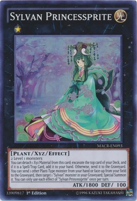 Sylvan Princessprite - MACR-EN093 - Super Rare - 1st Edition - Lightly Played