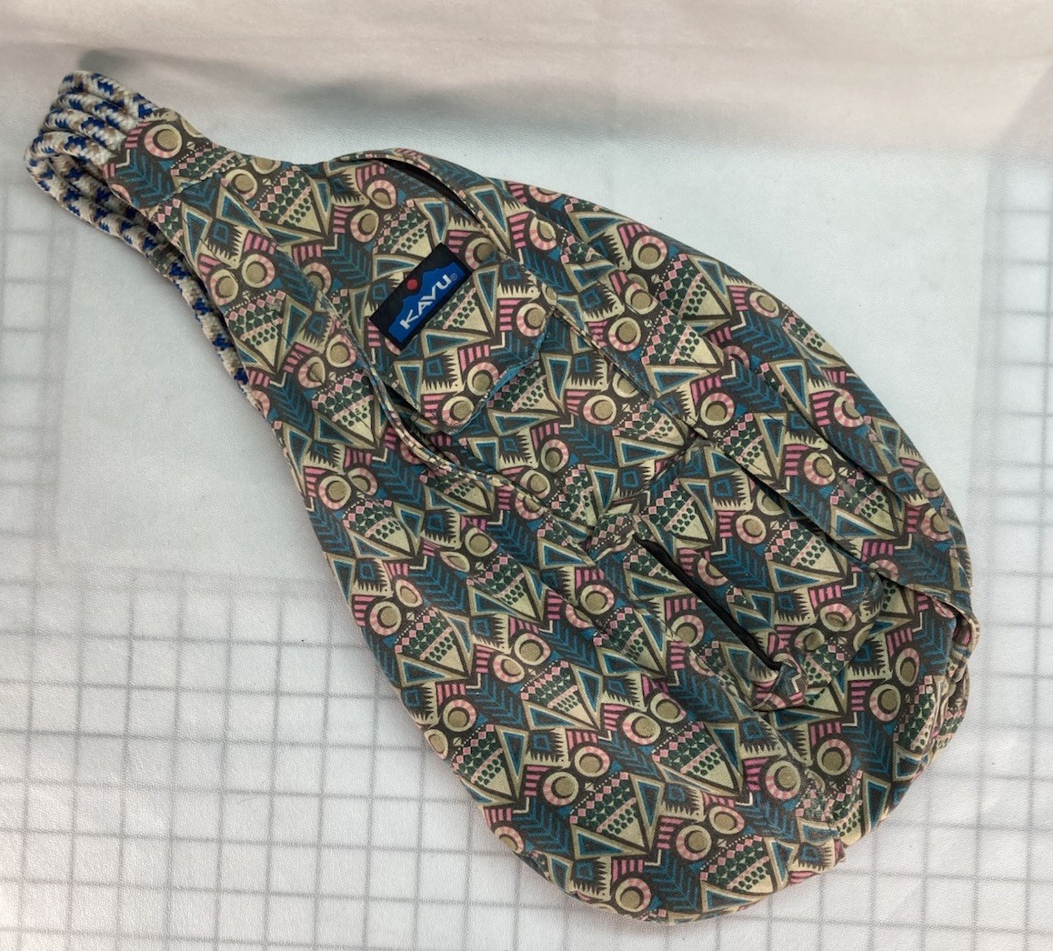 KAVU Bag Rope Sling Crossbody Purse backpack Owl display picture 3