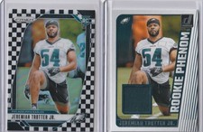 2024 Jeremiah Trotter Jr. (2) Rookie Prizm Checkerboard & Donruss Relic Eagles