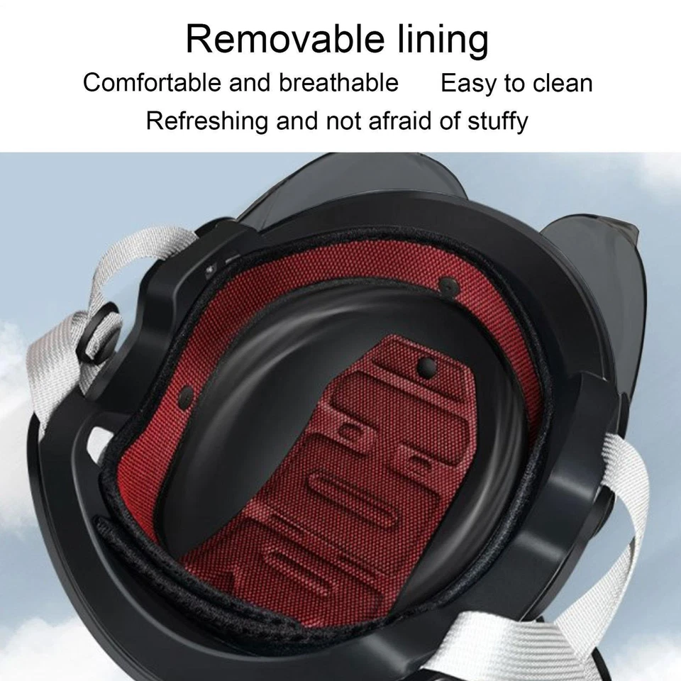 Capacete de ciclismo motocicleta unissex masculino feminino capacete de segurança ajustável - Imagem 3 de 4