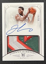 14-15 PANINI NATIONAL TREASURES JOHNNY O’BRYANT ROOKIE PATCH AUTO RPA RC MINT