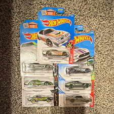 Hot Wheels ZAMAC HW Flames 1:64 Diecast Lot of 7 Unopened '77 Firebird