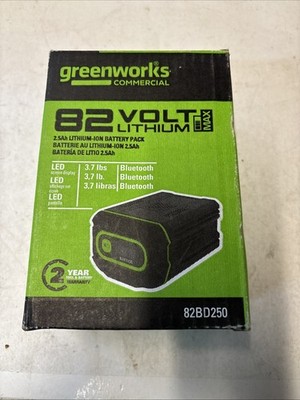 Greenworks 82V 2.5Ah Battery W/Bluetooth & Digital Readout Lithium.A4 0006