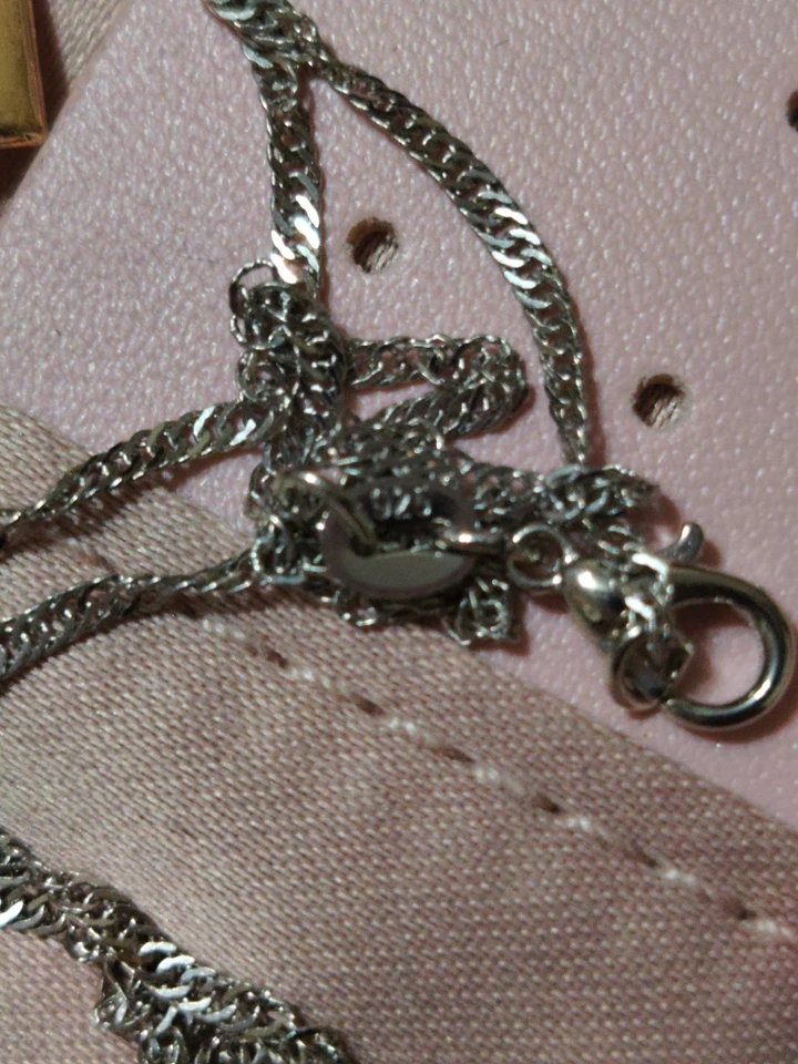 Catenina Con Ciondolo Placcato argento 925 - Immagine 3 di 4