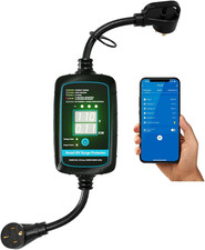 Bluetooth Smart RV Surge Protector 50Amp EPO KWH Meter Rv Surge Protector Circ