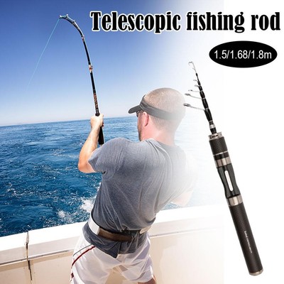 Telescopic Micro-object Horse Mouth Rod Lure Rod UL Fishing Rod Short Rod V9B3