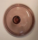 Vintage Corning Ware Visions Cranberry Pyrex Glass Lid Only V1C Replacement