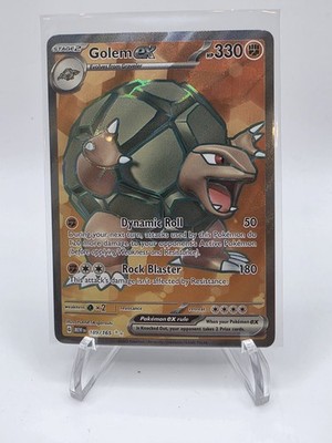 Golem ex 189/165 Pokemon 151 Special Illustration Rare Pokemon Card NM