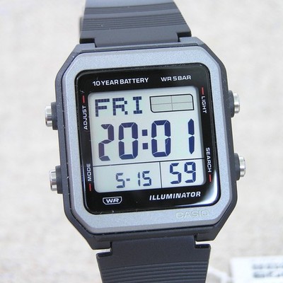 UK STOCK CASIO W-221H-1AJF Japan exklusive Digitaluhr klassisches Modell schwarz
