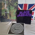 Black Sabbath UK 1st press Swirl 1971 Master of Reality + Poster 1Y  2Y Ex Vinyl