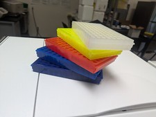 5x Laboratory Centrifuge Tube Racks – 96 Holes – Polypropylene – Assorted Colors