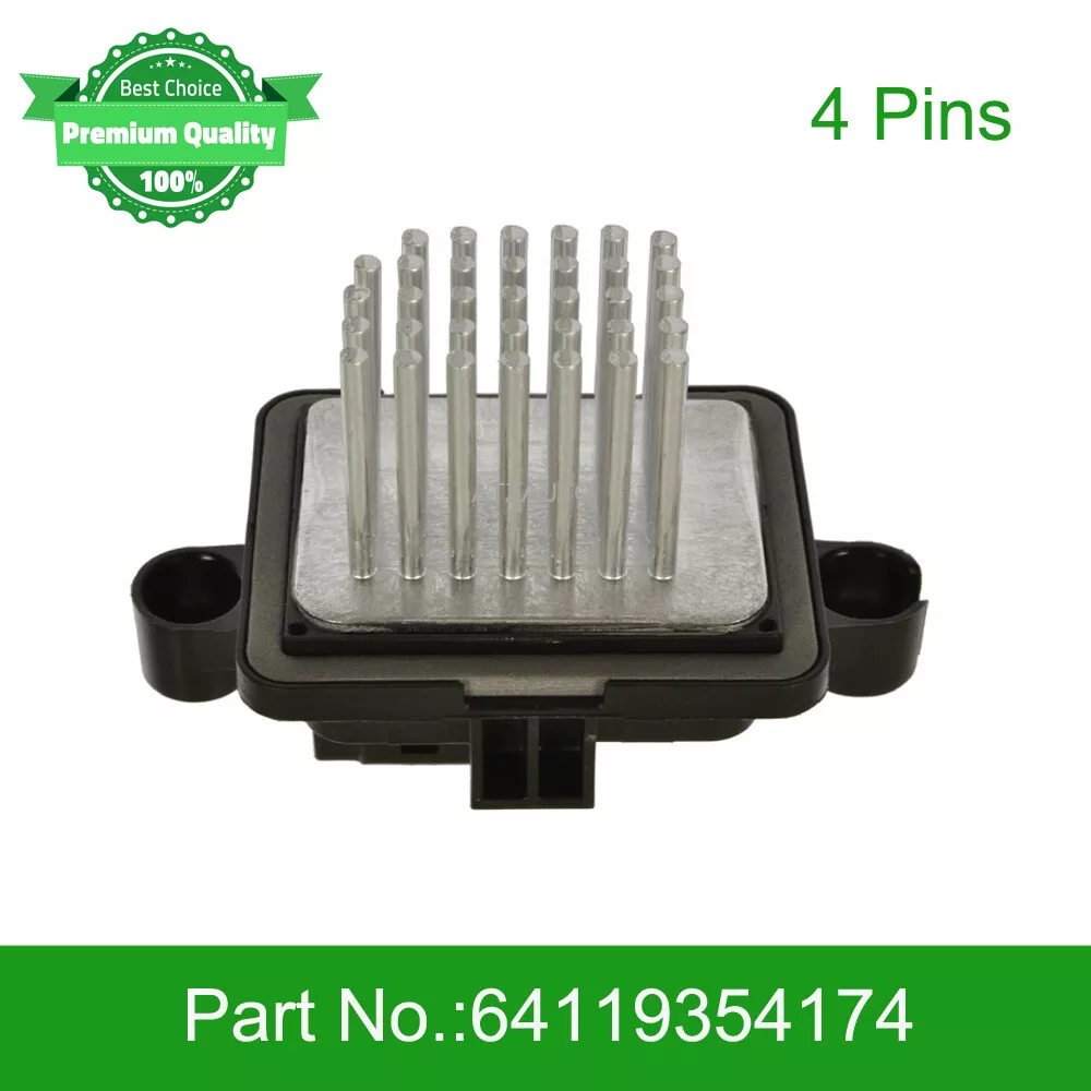 Rear Side HVAC Blower Motor Resistor For BMW 530I 540I 740I X5 X7 