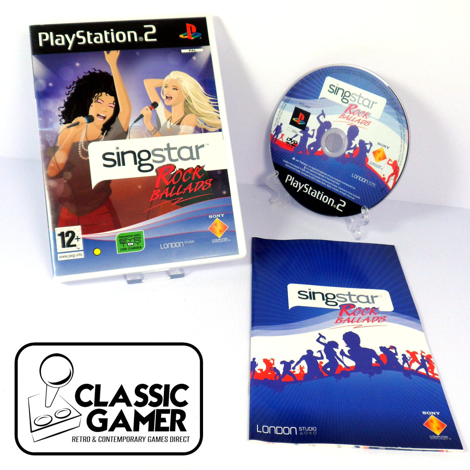 Singstar Rock Ballads (PS2) *Near Mint*