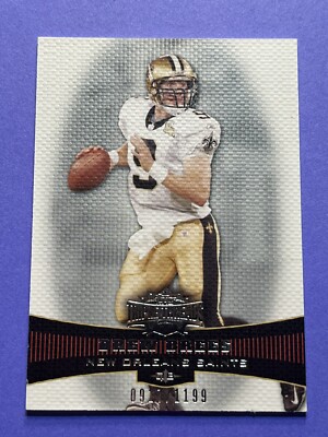 2006 Topps Triple Threads /1199 Drew Brees #64 New Orleans Saints HOF