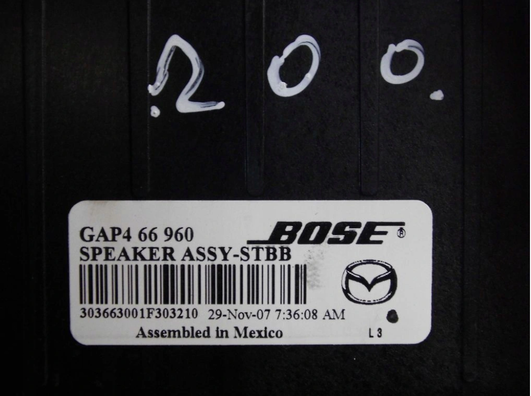 Mazda CX-3 2016-2021 rear boot subwoofer speaker BOSE GAP466960 | eBay