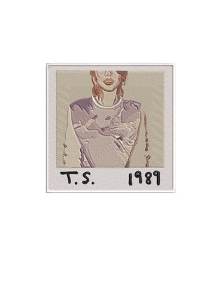 T Swift Patch Embroidered 1989 Album Eras Tour outfit concert 3in Iron-on J-hook
