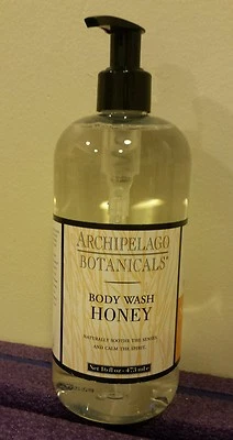 Archipelago Botanicals HONEY Body Wash 16 Oz. Pump Bottle NEW