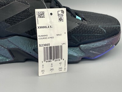 その他 Y Adidas X9000L4 M Running Shoes Black / Pulse Aqua S23665 Men's