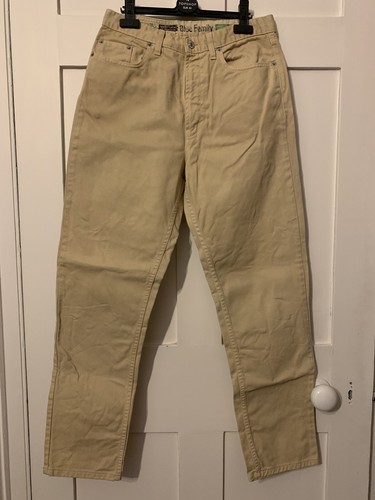 Vintage United Colors Of Benetton 703 Mom Jeans Beige W31 L31 Made In Italy  | eBay