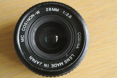 Cosina Cosinon W 28mm f2.8 Manual Focus Wide Angle Lens Pentax K