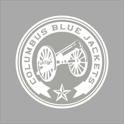 Columbus Bluejackets #5 NHL Team Logo 1 Color Vinyl Decal Sticker Car Window