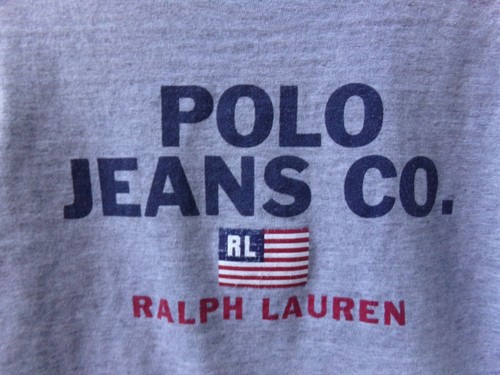 RALPH LAUREN AMERICAN FLAG T-Shirt VTG Boys 5 POLO Jeans Red White Blue USA - Picture 5 of 14
