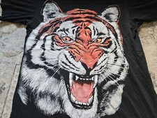 Vintage Big Logo Trinity Products Tiger T Shirt Sz XL Single Stitch Made In USA