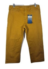 FRAME Size 26 Tomboy Trouser Mustard yellow Women's pants Sample