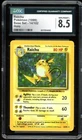 1999 pokemon Base set unlimited #14 Raichu Holo CGC 8.5 NM/Mint+
