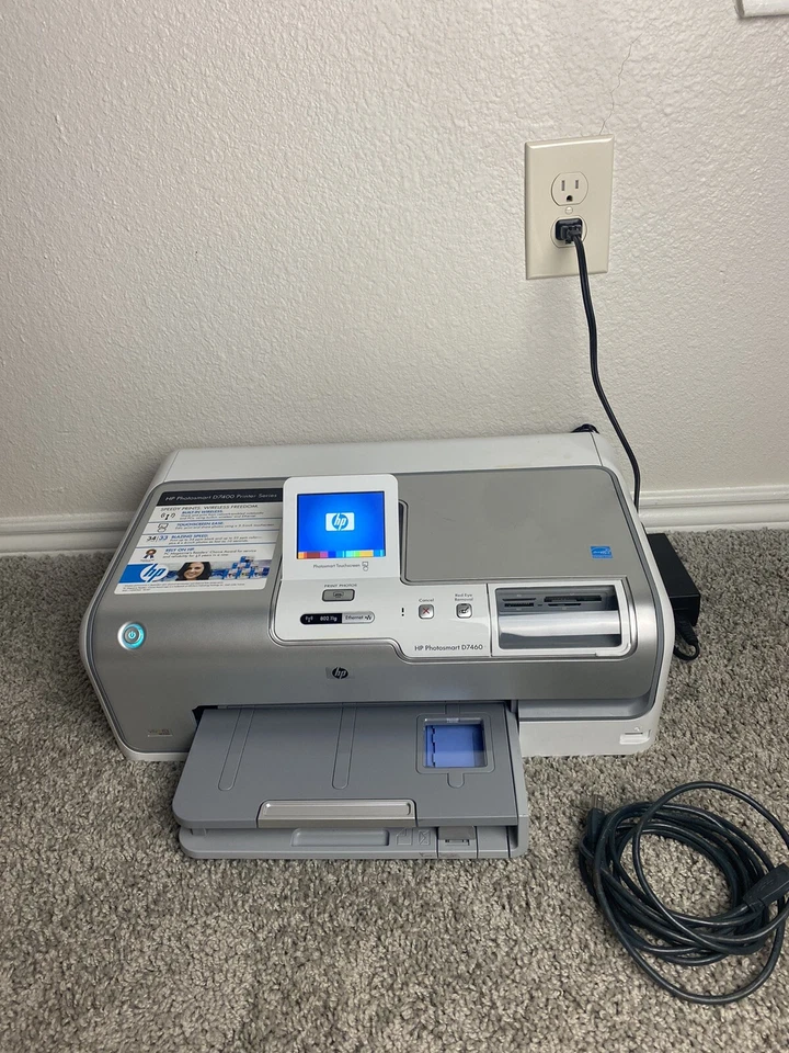 HP Photosmart D7260 Digital Photo Inkjet Printer Touchscreen - Image 2 of 4