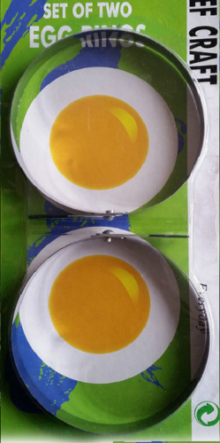2x Metal Egg Frying Rings Perfect Round/squre/heat shape Fried Poach Kitchen Mou - Picture 2 of 4