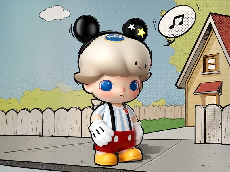 Pop Mart Mega Just Dimoo 400% Mickey Mouse Figure | eBay