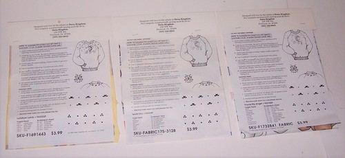6 apliques de tela vintage 1990 Daisy Kingdom sin costura 5 nuevos 1 usados - Imagen 5 de 6