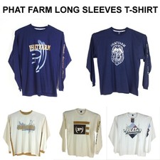 PHAT FARM LONG SLEEVES MEN'S SHIRT LIMITED SIZES, USA MADE