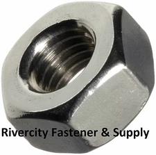 (10) 7 Millimeter Metric Coarse Thread Hex Nuts Stainless Steel Din 934 M7-1.0